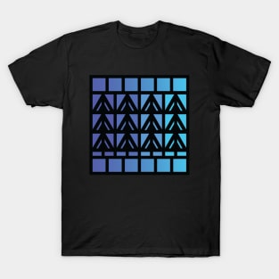 “Dimensional Energy” - V.2 Blue - (Geometric Art) (Dimensions) - Doc Labs T-Shirt